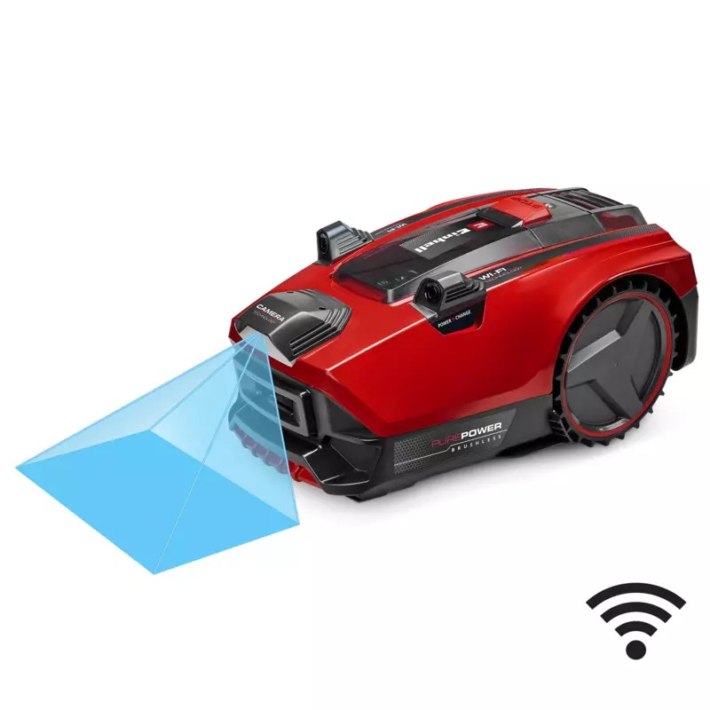 Einhell 3413975 FREELEXO CAM PLUS 600 Li Kit Tondeuse robot 4.0 Ah et chargeur en boîte