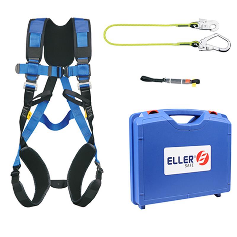 ELLERsafe FP-SET-HW-PROFI Ensemble de protection contre les chutes Plate-forme aérienne Profi Taille M-XL