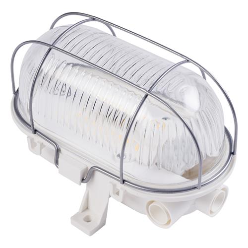 Eurolux 66.022.03 Lampe de chantier LED Bulleye LED - blanc - boîtier plastique avec panier en fil de fer