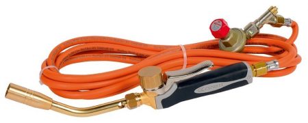 Express 6073 Brûleur à gaz sanitaire avec poignée, tuyau de 4,75 m et détonateur réglable à 4 bar