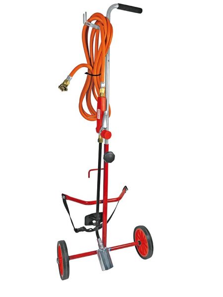 Express 6505 Brûleur de mauvaises herbes Acier 50kW tuyau à gaz 4.75m avec chariot