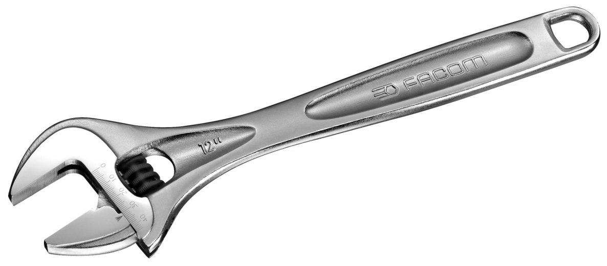 Facom 113A.8C Clé chromée avec roue dentée 206 mm