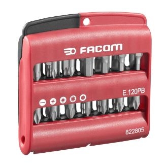 Facom E.120PB Jeu d'embouts 1/4" + Porte-embouts 28 pièces