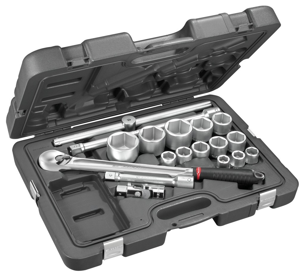 Facom KL.500PB Jeu de douilles 6 côtés 3/4'' 18 pièces