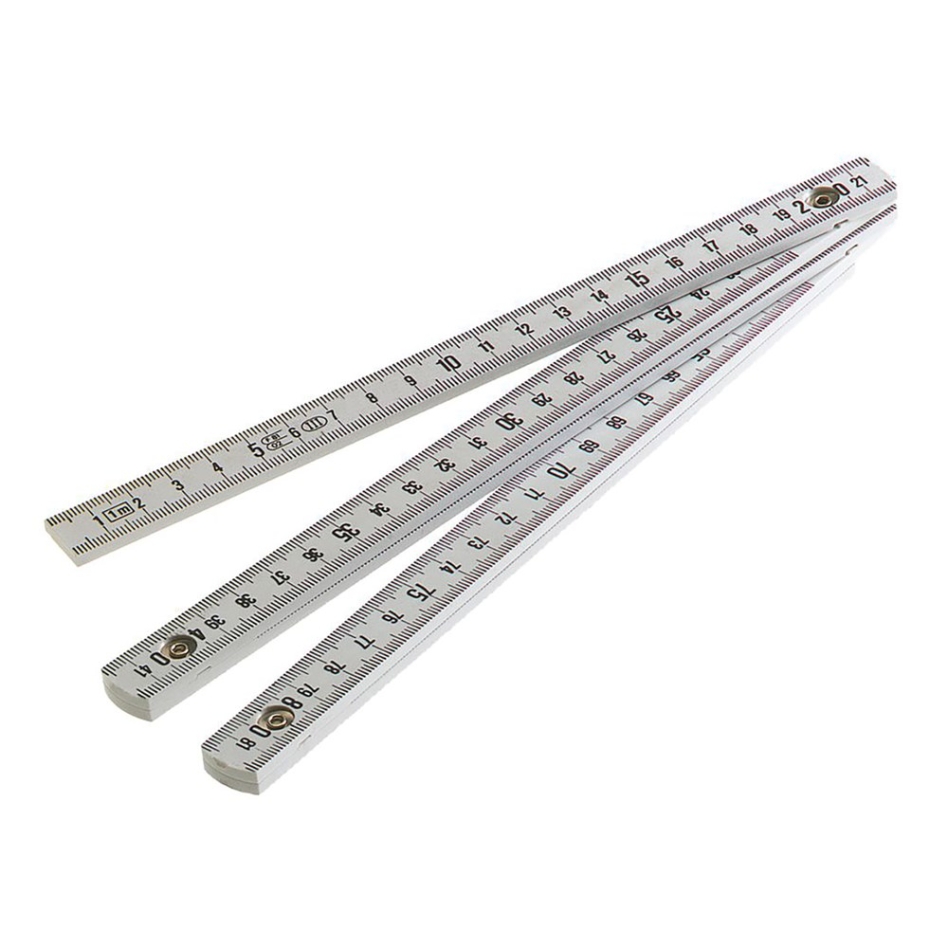 Facom DELA.401.00 Règle pliante en plastique Classe III 2 mètres 10 pièces
