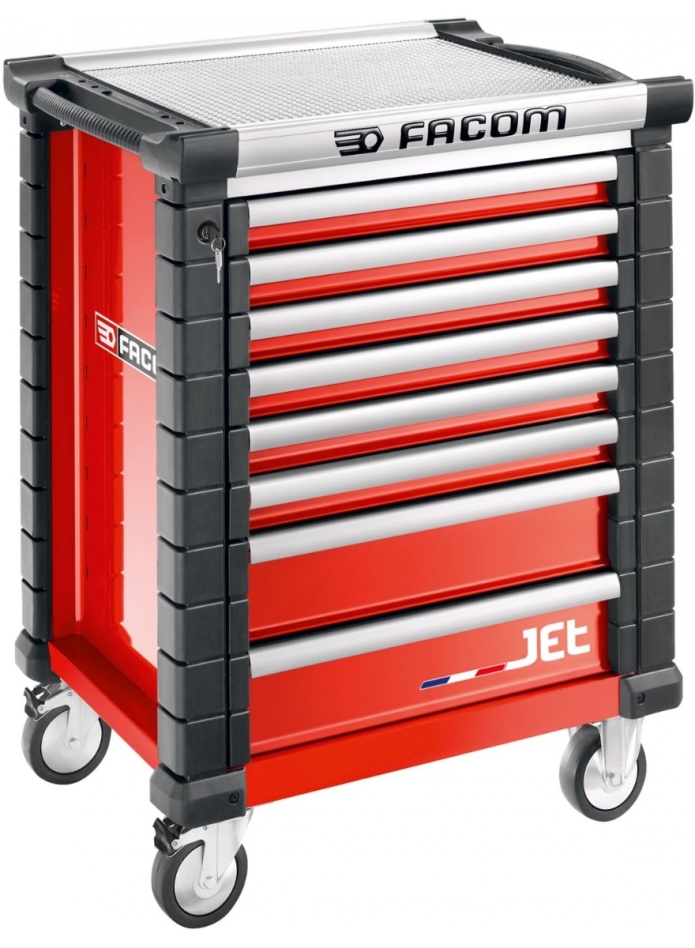 Facom JET.8M3A Chariot à outils 8 tiroirs M3 Rouge