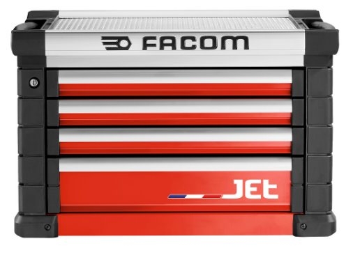 Facom JET.C4M3A Topcase Jet 4 tiroirs m3 rouge