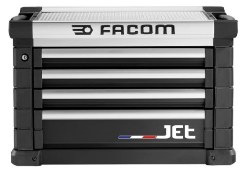 Facom JET.C4NM3A Topcase Jet 4 tiroirs m3 noir