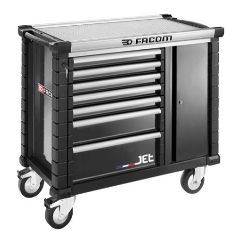 Facom JET.T7NM3A Établi mobile 7 tiroirs noir
