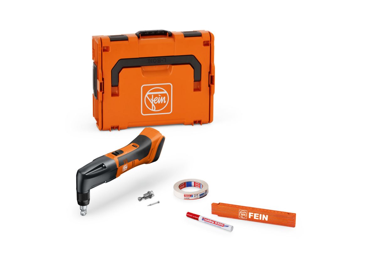 Fein 71321062000 ABLK 18 1.3 CSE AS Kit de base pour grignoteuse sans fil jusqu'à 1,3 mm sans batterie ni chargeur dans une mallette L-BOXX