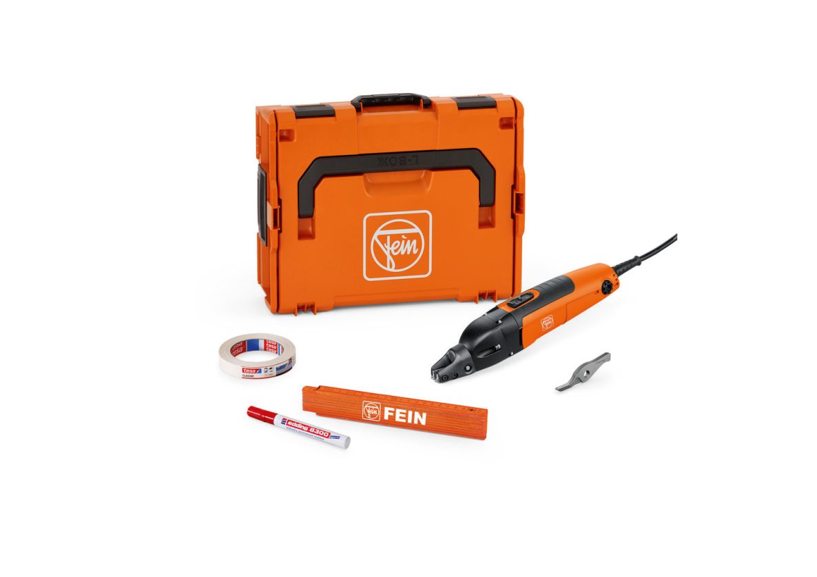 Fein 72303162000 BSS 1.6 E set Jeu de ciseaux en continu jusqu'à 1,6 mm dans une mallette L-BOXX