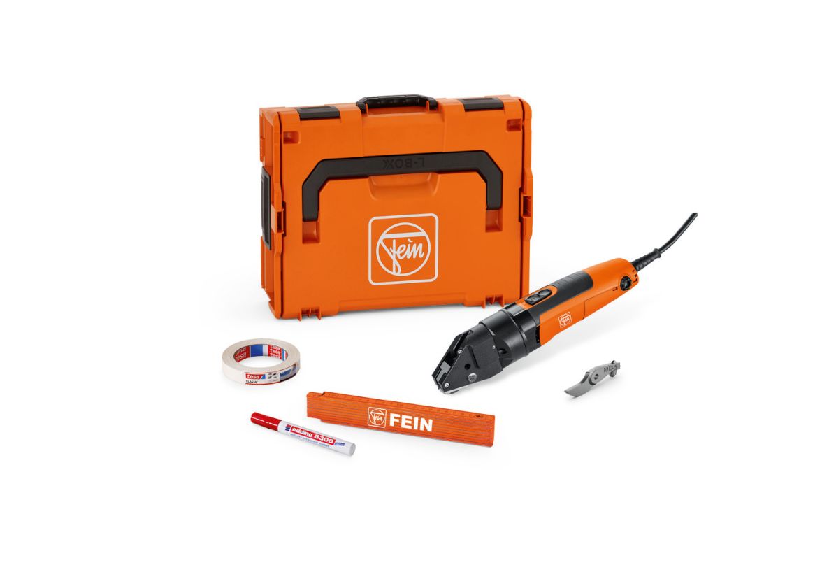 Fein 72303362000 BSS 2.0 E set Jeu de ciseaux en continu jusqu'à 2 mm dans une mallette L-BOXX