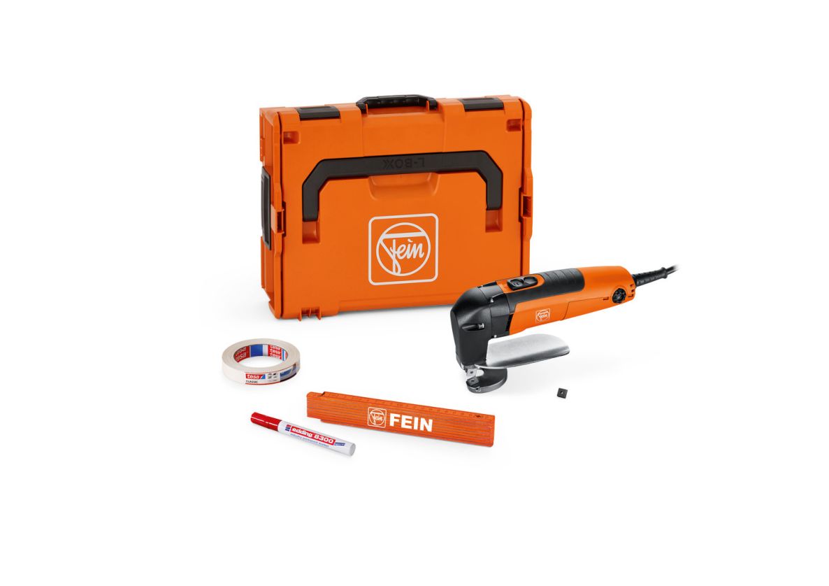 Fein 72303462000 BLS 1.6 E set Cisaille à tôle jusqu'à 1.6 mm en coffret L-BOXX
