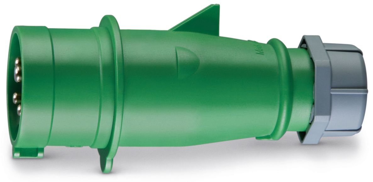Fein Accessoires 30728123007 Fiche au-dessus de 50 V, 16 A, 100 - 300 Hz, 10 h, 3 phases + terre de protection