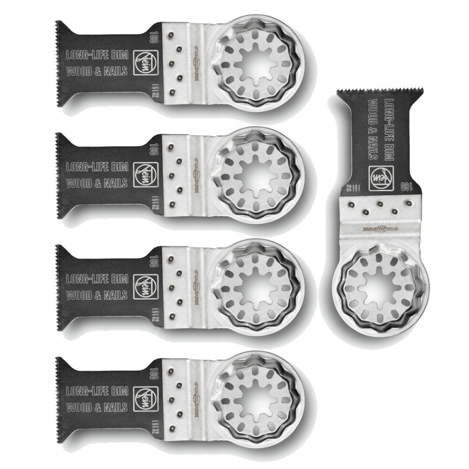 Fein Accessoires 63502160230 Lame de scie longue durée E-Cut Bi-Metal SL 35 x 50 5 packs