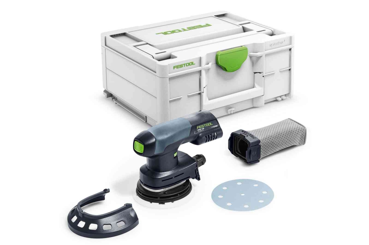 Festool 576370 ETSC 125-Basic ponceuse excentrique sans fil 18V excl. batteries et chargeur
