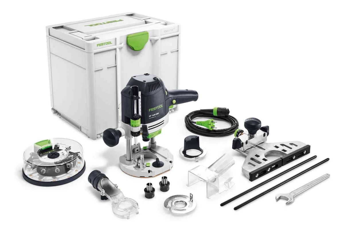 Festool 576540 Défonceuse OF 1400 EBQ-Plus + Box-OF-S 8/10x HW