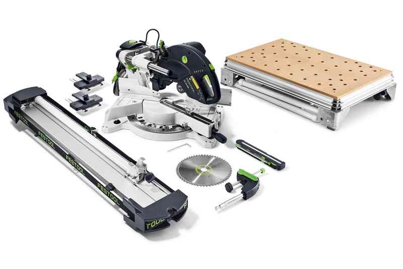 Festool 576663 KS120REB-Set-MFT scie à onglets coulissante + 5 ans de garantie distributeur !