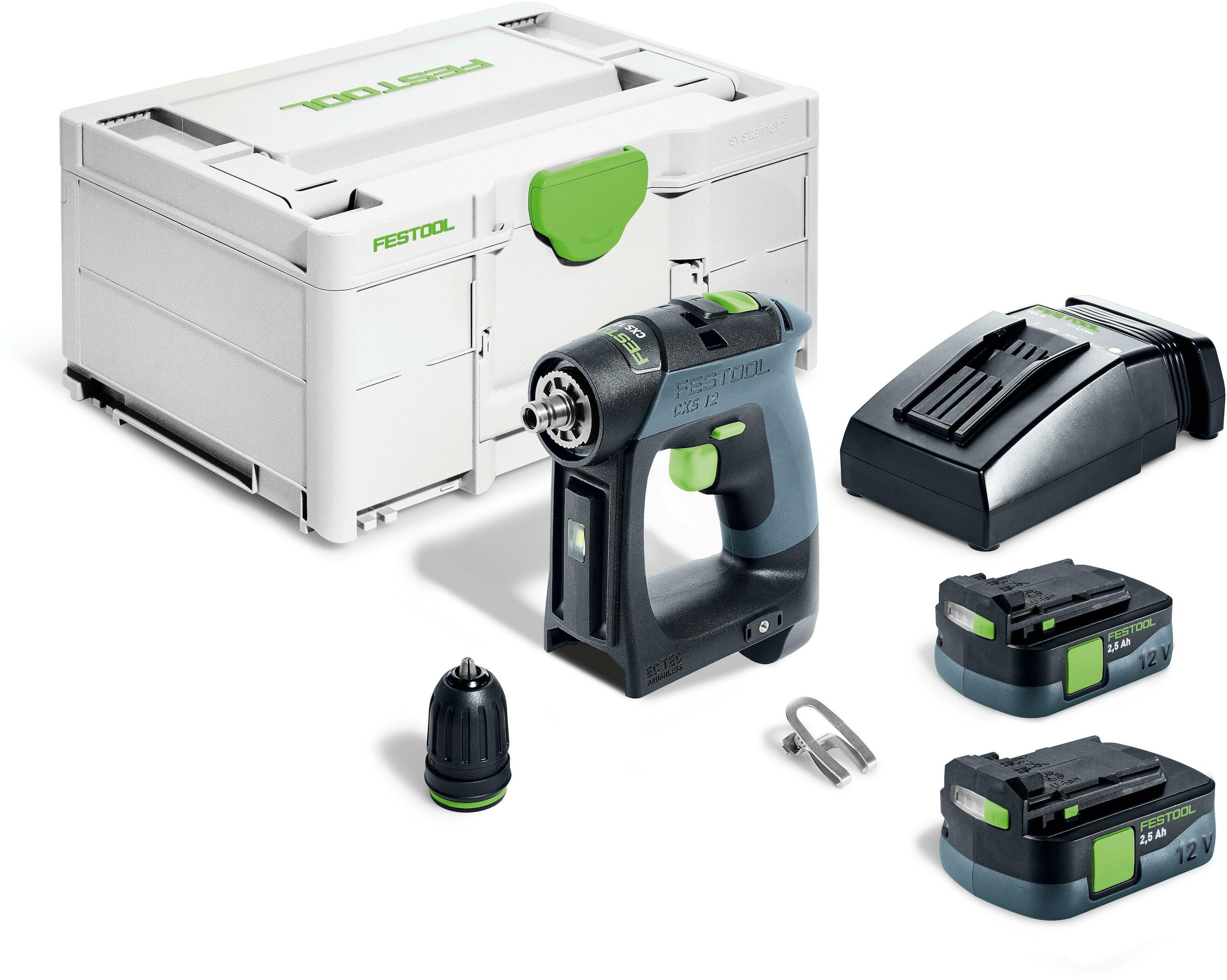 Festool 576864 Perceuse-visseuse sans fil CXS 12 2.5-Plus