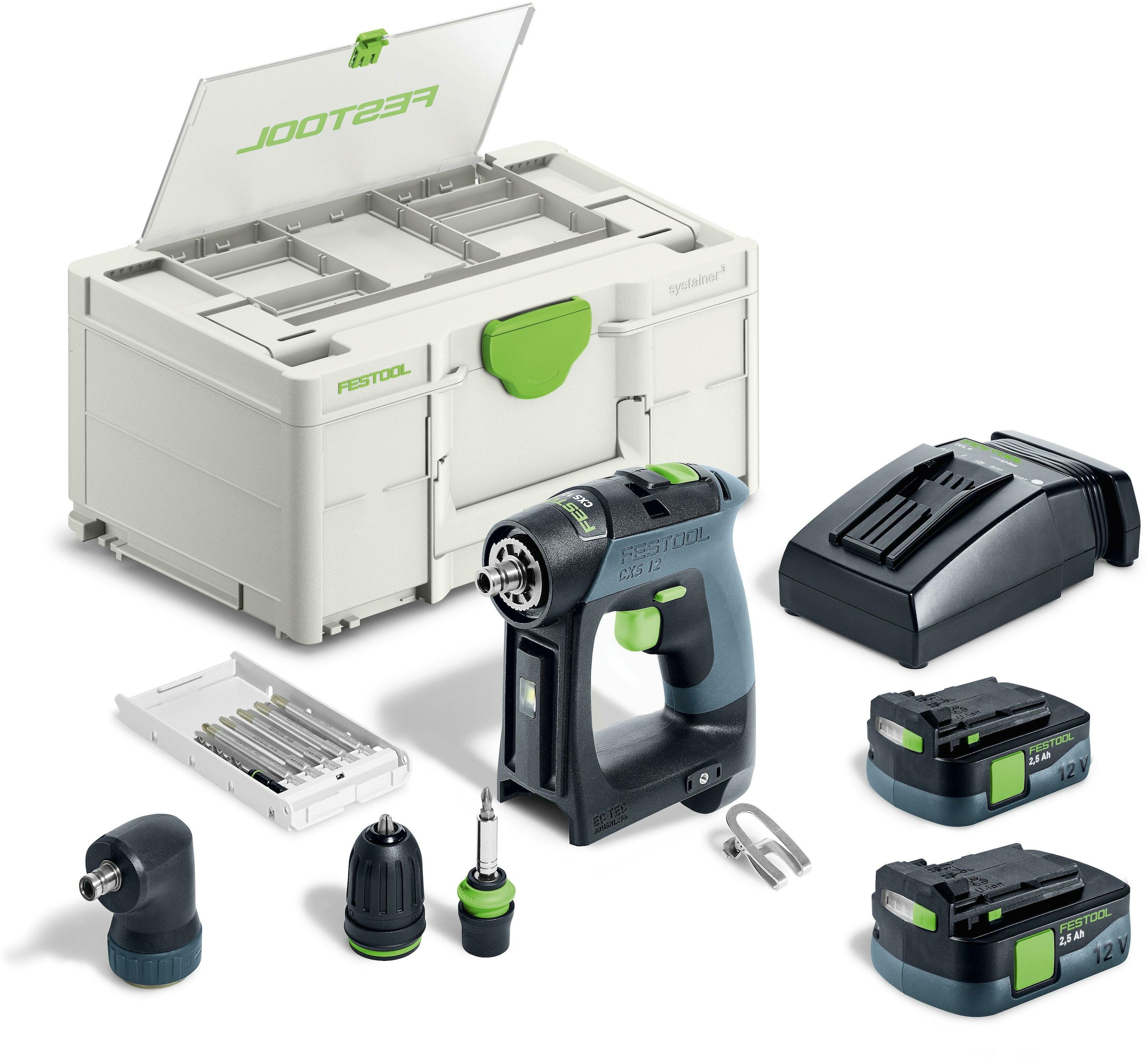 Festool 576865 Perceuse-visseuse sans fil CXS 12 2.5-Set