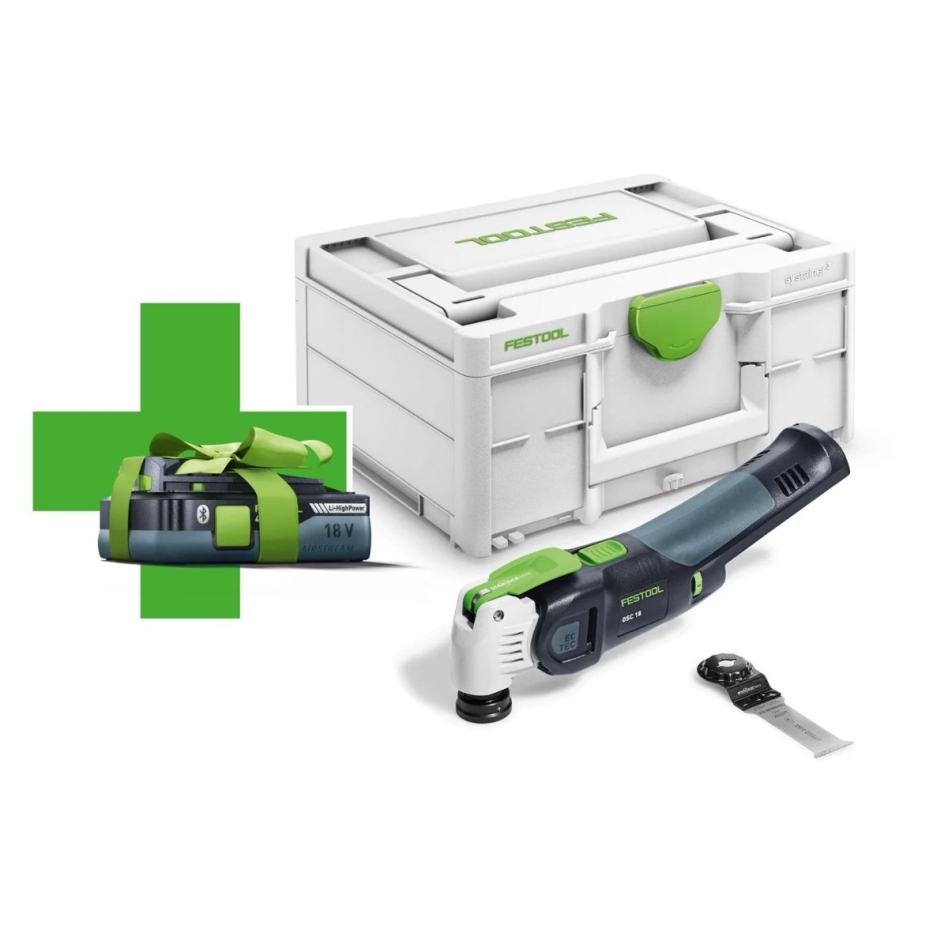 Festool 577033 OSC 18 Li E-Basic VECTURO machine oscillante sans piles ...