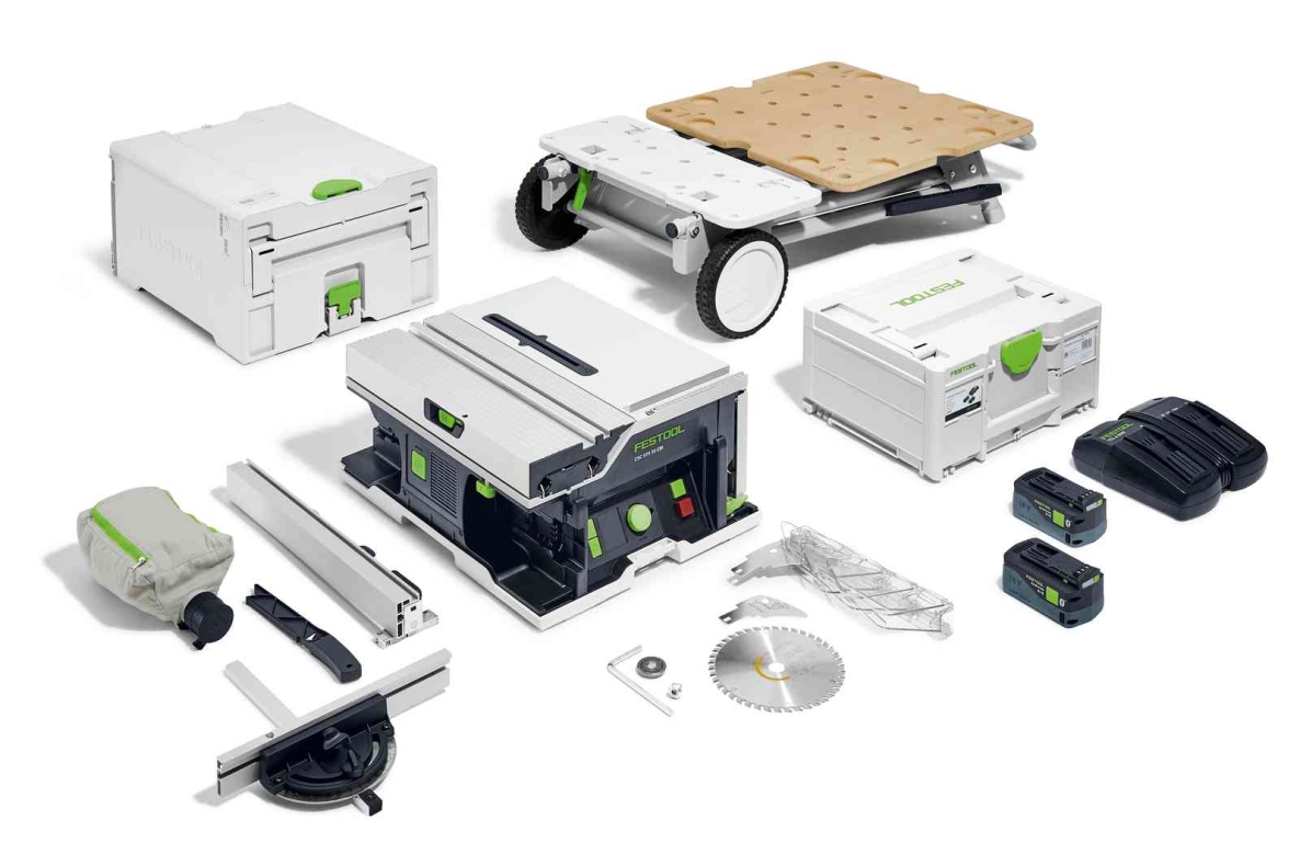 Festool 577379 Scie à table sans fil CSC SYS 50 EBI-Set