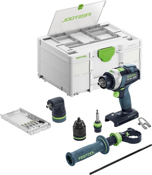 Festool 577625 TPC 18/4 I-Basic-Set QUADRIVE marteau perforateur sans fil