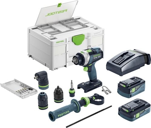 Festool 577622 TPC 18/4 5.0/4.0 I-Set/XL QUADRIVE marteau perforateur sans fil