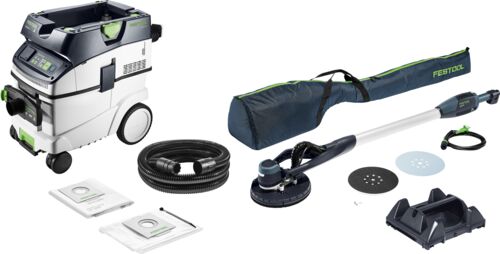 Festool 578418 LHS-E 225/CTM 36-Set Ensemble de ponceuses et d'aspirateurs à long manche