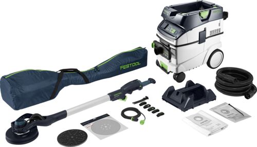 Festool 578453 LHS 2-M 225 EQ/CTM 36-Set Ensemble de ponceuses et d'aspirateurs à long manche