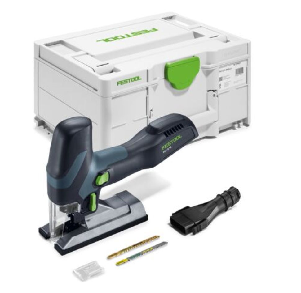Festool 578521 Scie sauteuse sans fil PSC-E 18 EB-Basic excl. batterie et chargeur en mallette