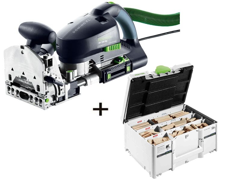 Festool DF700XL-Set2 Défonceuse Domino DF700EQ-Plus+ DOMINO DF700 XL assorted systainer DS/XL