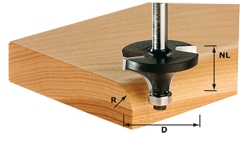 Festool Accessoires 491012 Fraise à moulurer HW S8 D22,7/R5 KL