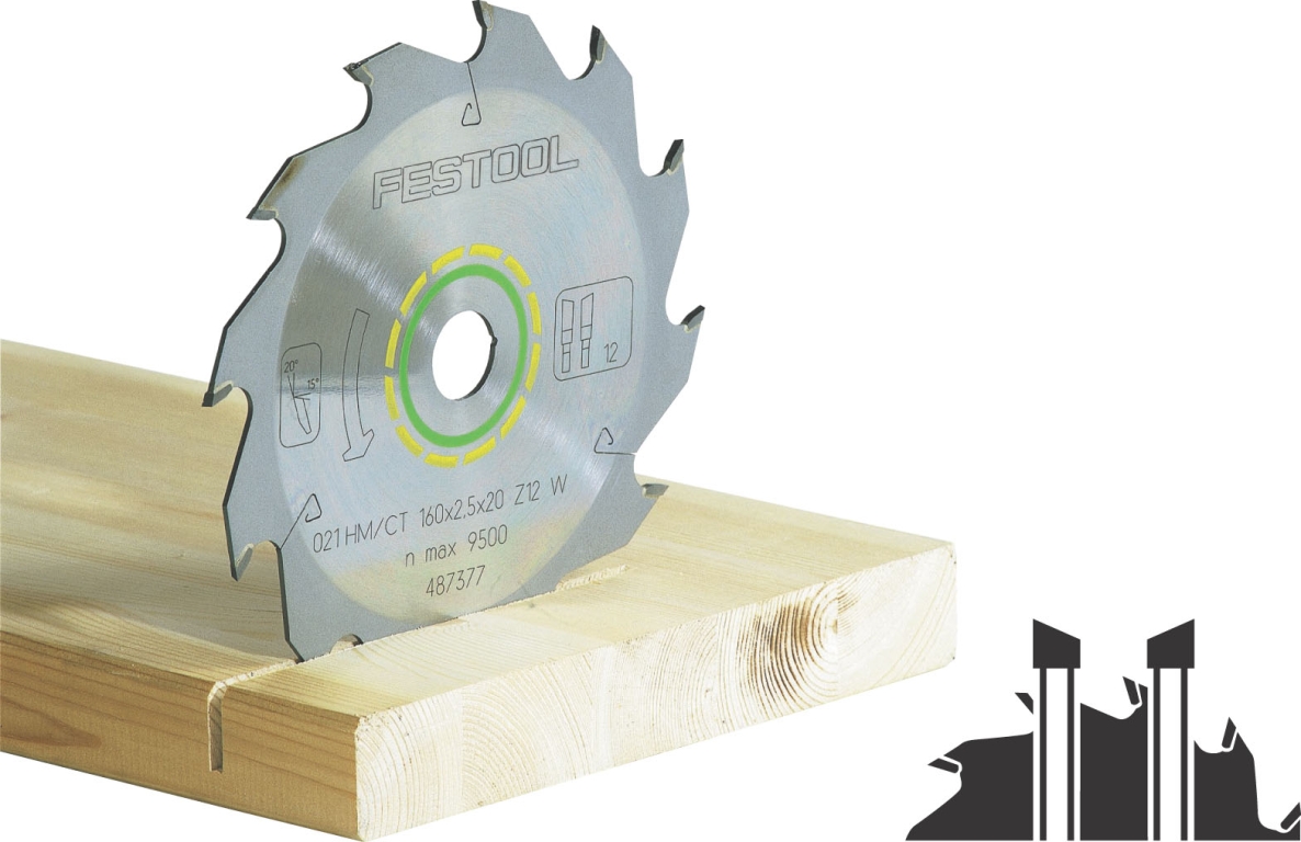 Festool Accessoires 493197 Lame de scie circulaire HW 210x2,6x30 W18 WOOD STANDARD