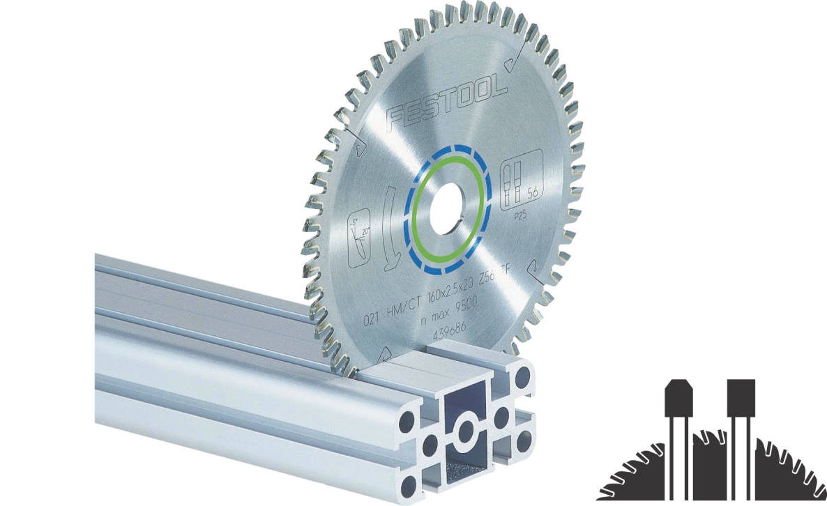 Festool Accessoires 488291 Lame de scie circulaire HW 225x2,6x30 TF68 ALUMINIUM/PLASTICS