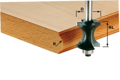 Festool Accessoires 491139 Fraise à moulurer demi-lune HW S8 D30/28