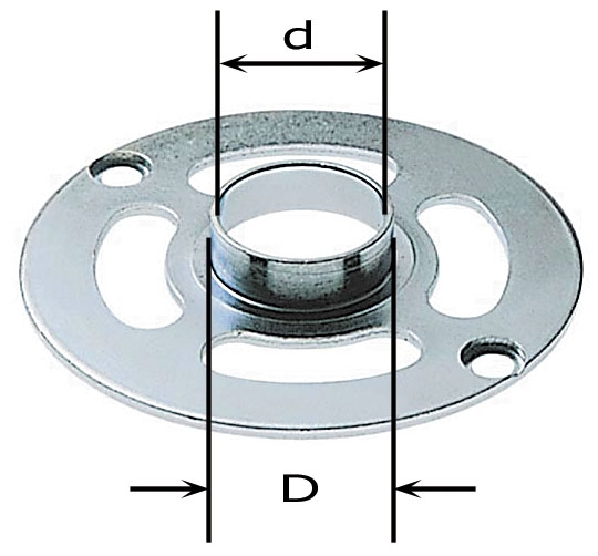 Festool Accessoires 484176 Bague de copiage KR-D 13,8/OF 900