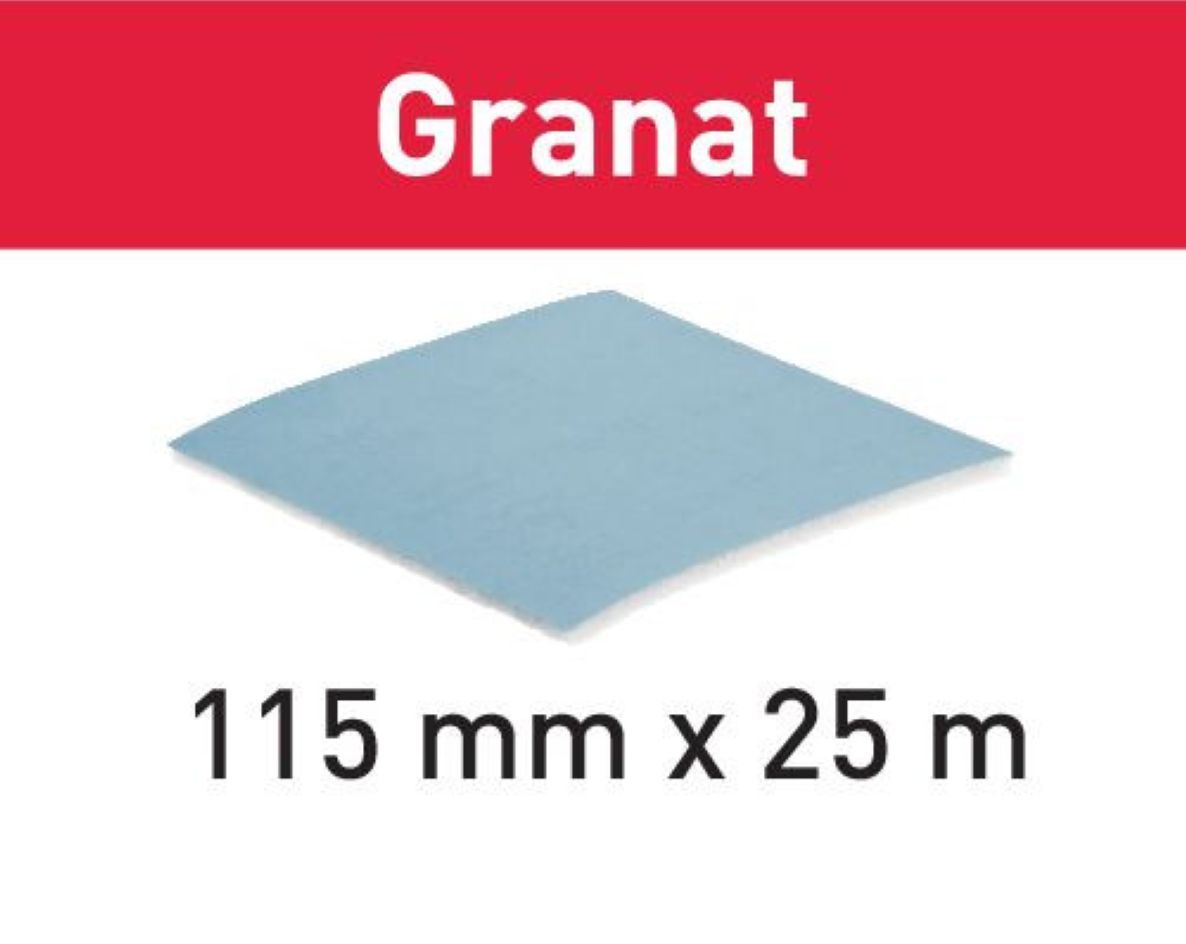 Festool Accessoires 497096 Abrasifs en rouleau 115x25m P400 GR SOFT Granat