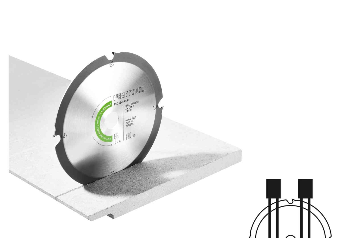 Festool Accessoires 201910 Lame de scie circulaire diamant DIA 160x2,2x20 F4 ABRASIVE MATERIALS