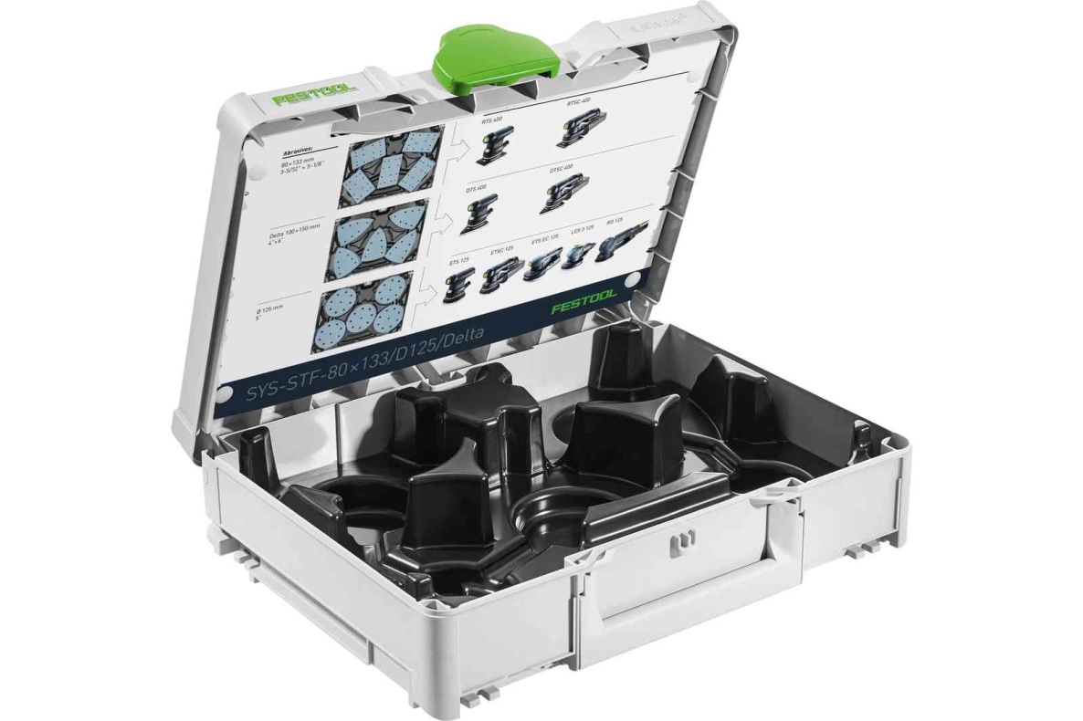 Festool Accessoires 576781 SYS-STF-80x133/D125/Delta Systainer³ pour papier de verre
