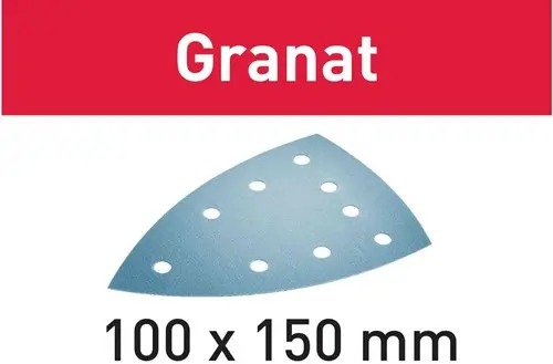 Festool Accessoires 577540 Papier abrasif STF DELTA/9 P120 GR/10 Granat