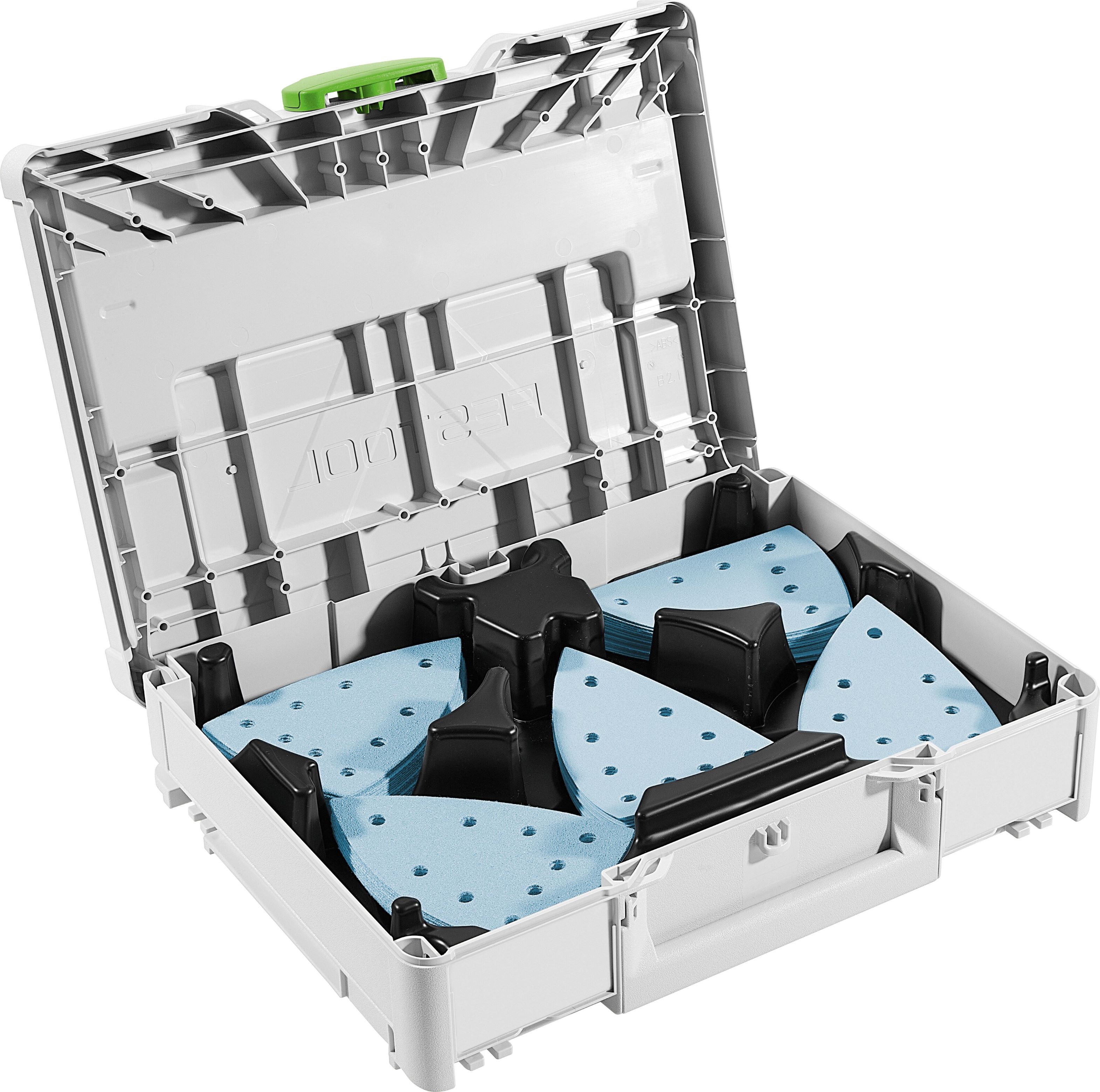 Festool Accessoires 578195 Abrasifs-Systainer³ SYS-STF DELTA GR-Set Granat