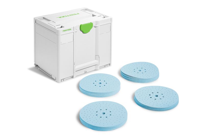 Festool Accessoires 578281 Abrasifs-Systainer³ SYS-STF D225 GR-Set Granat
