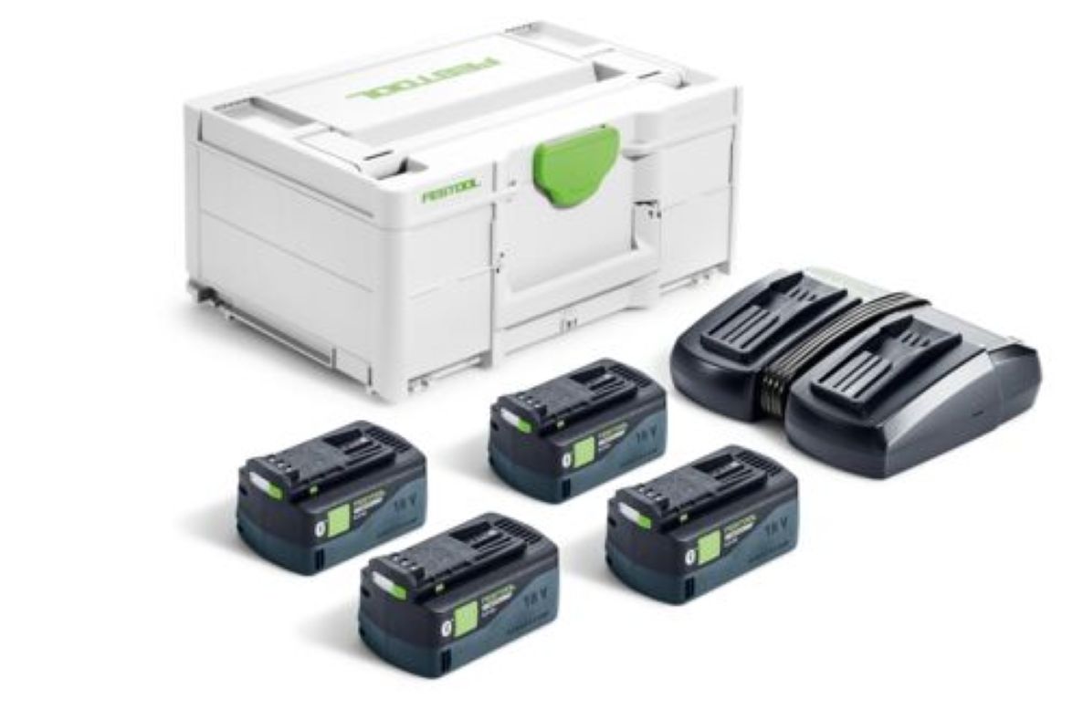 Festool Accessoires 578681 SYS 18V 4xHP5,0/TCL6DUO Power set
