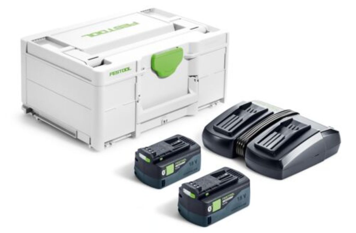 Festool Accessoires 578679 SYS 18V 2xHP5.0/TCL6DUO Bloc d'alimentation