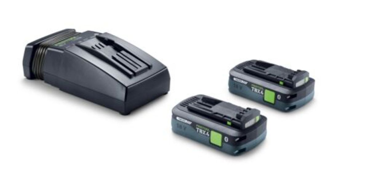 Festool Accessoires 578731 Kit d'alimentation 18V 2xTBX4/TCL6