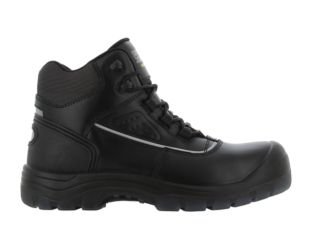 Safety Jogger COSMOS Chaussure de sécurité en cuir à hauteur moyenne pour les métiers exigeants noir