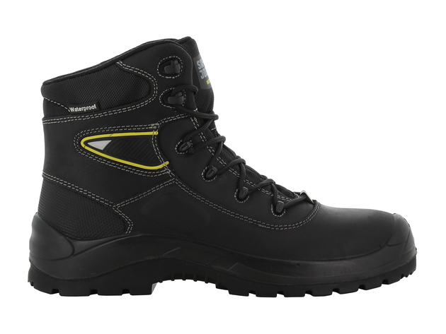 Safety Jogger BASALT Chaussure de sécurité robuste en cuir tout-terrain noir