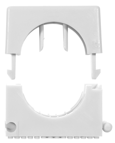 Fischer 68019 Selle à encliqueter SCH 16-19 Gris RAL 7035
