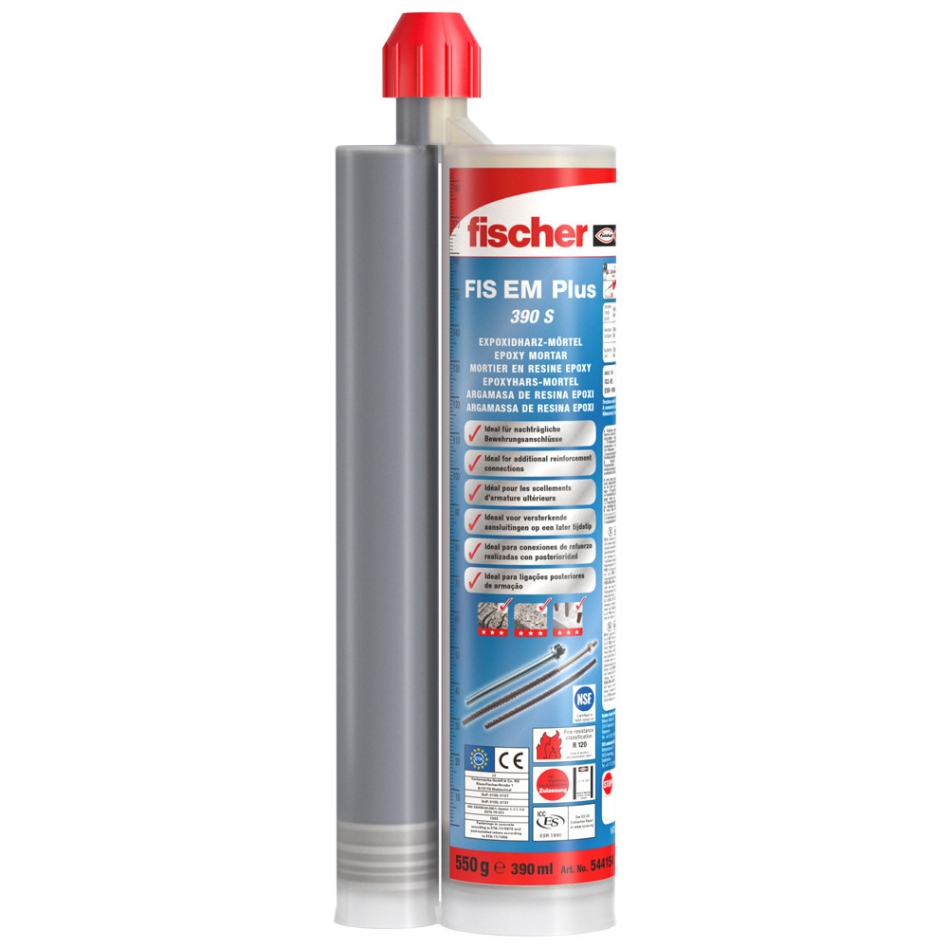 Fischer 544154 Mortier d'injection FIS EM Plus 390 S  1 pièce